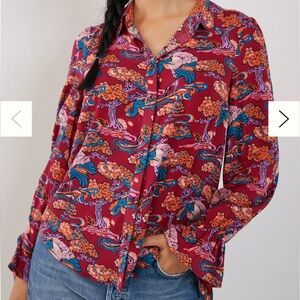 Anthropolgie Maeve Darla Buttondown